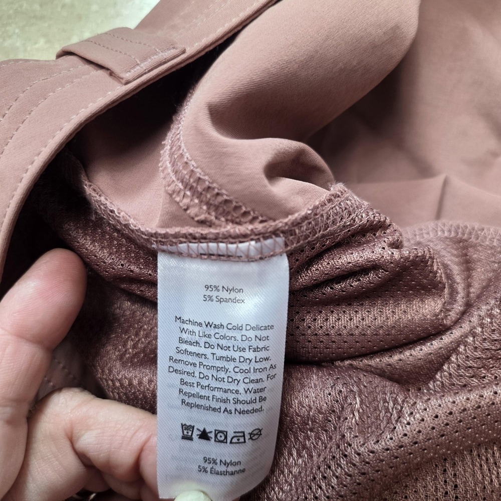 Eddie Bauer Pants Womens 18 Pink First Ascent Cargo Hiking Stretch Nylon Outdoor - Picture 8 of 15